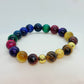 Mixed Tiger Eye Bracelet with 10mm Stones