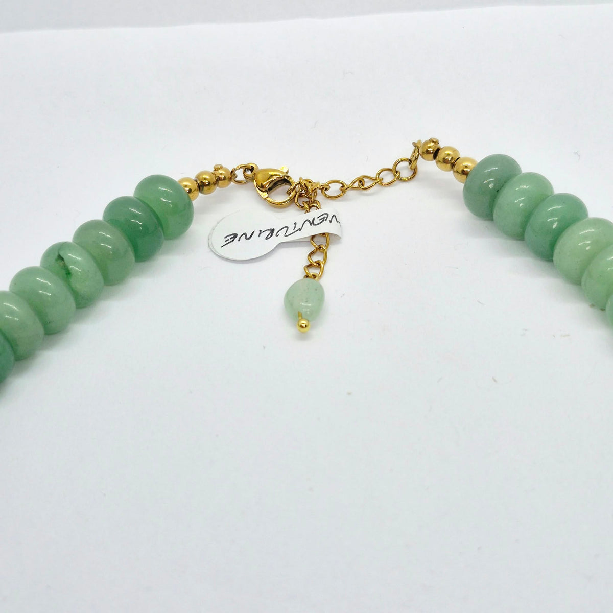 Natural Aventurine and Yellow Agate Necklace Choker