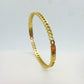 Bangle Bracelet in Gold Plated Stainless Steel