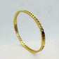 Bangle Bracelet in Gold Plated Stainless Steel