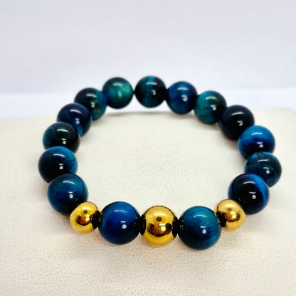Tiger Eye Bracelet Collection in 10mm Stones