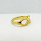 Infinity Ring Stainless Steel Gold Plated