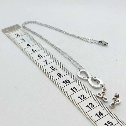 Infinity Mini Set in Silver Stainless Steel