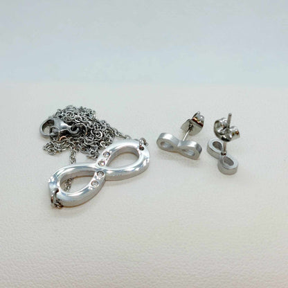 Infinity Mini Set in Silver Stainless Steel