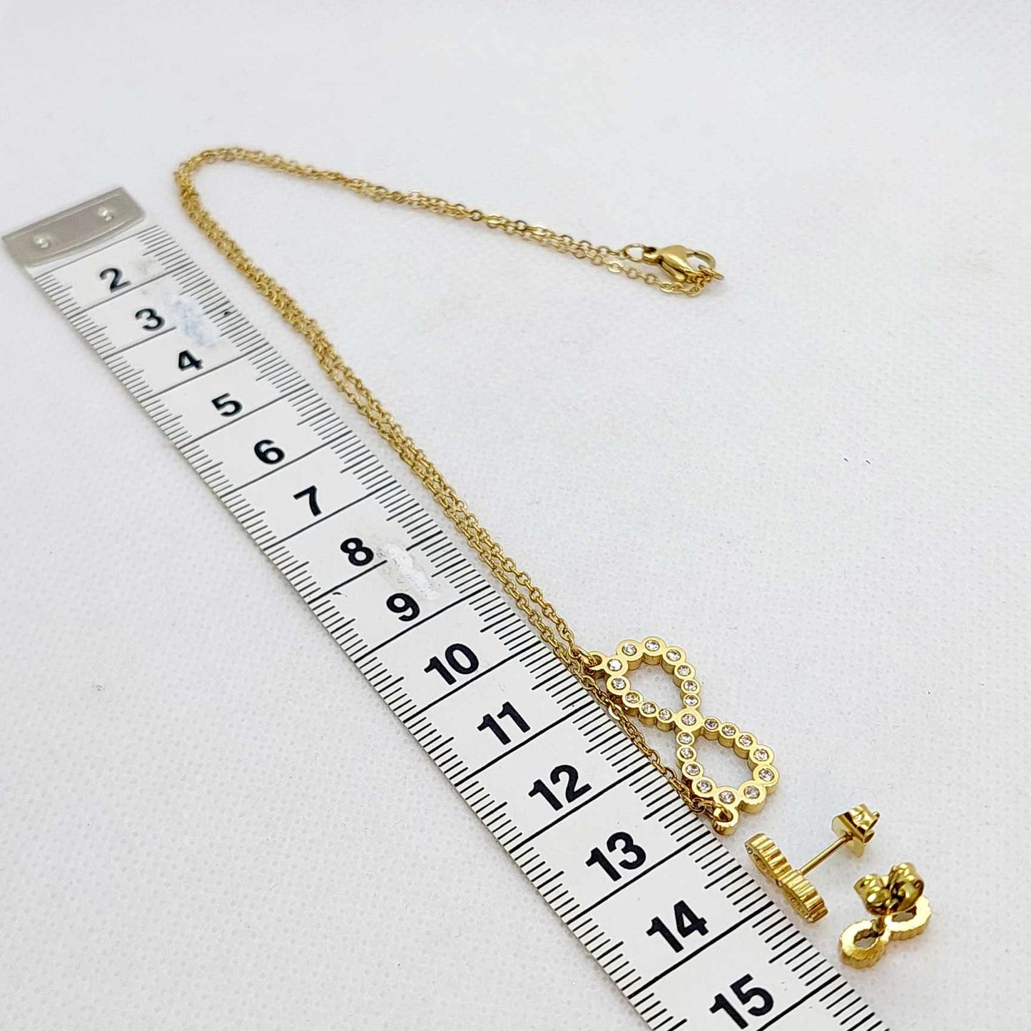 Infinity Mini Set in Stainless Steel Gold Plated