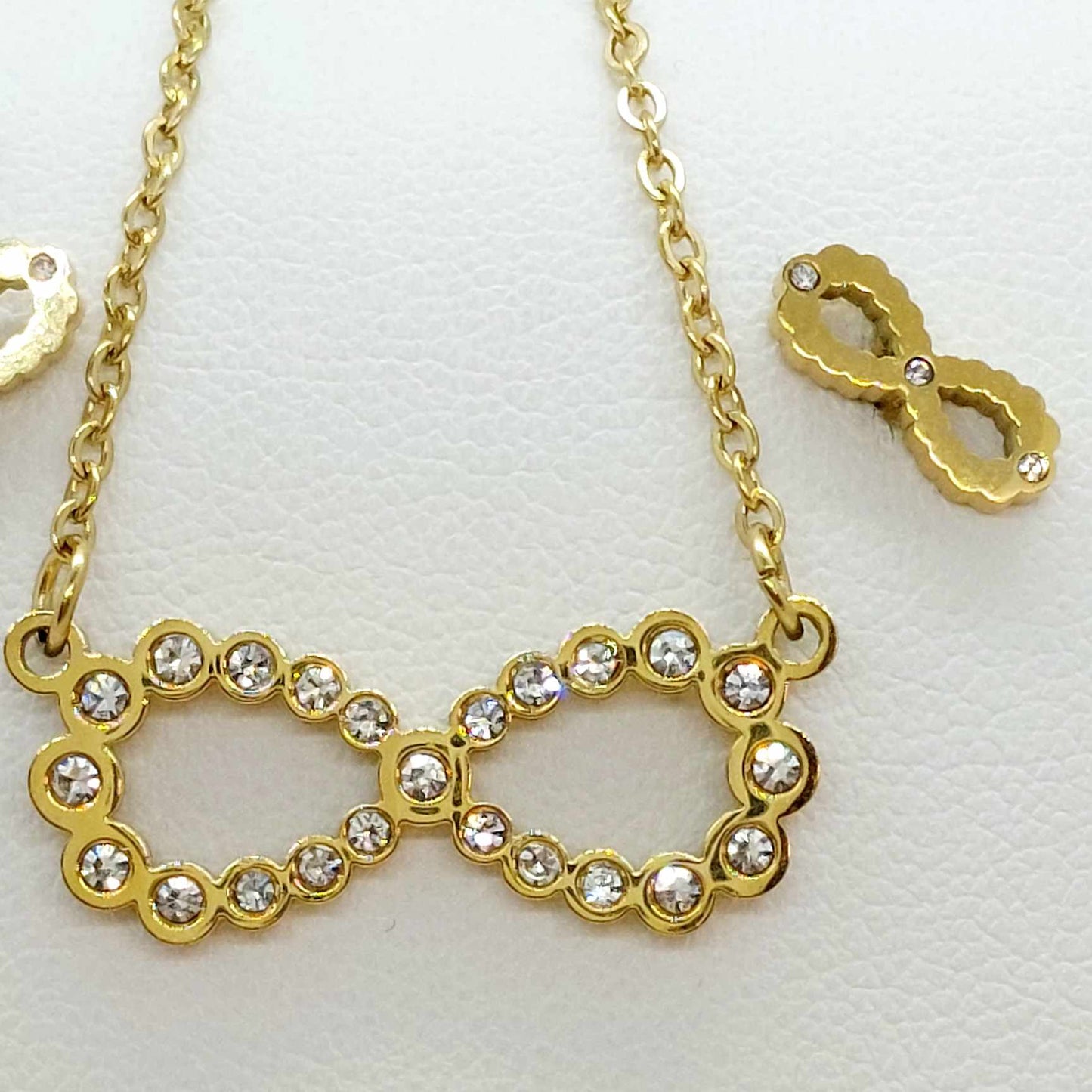 Infinity Mini Set in Stainless Steel Gold Plated