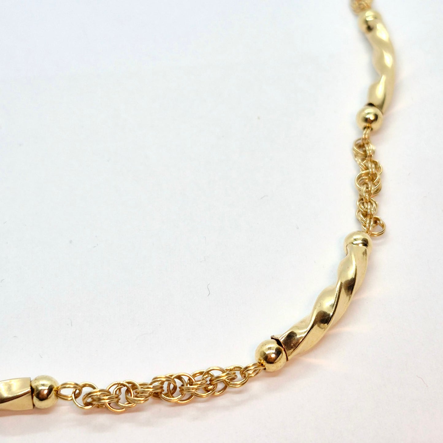 Designer Necklace in Solid 10K Gold