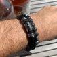 Multi Leather Band and Grey Jasper Bead Bracelet for Men