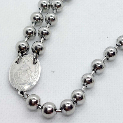 Titanium Rosary Necklace