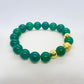 Natural Hetian Jade Bracelet in 10-12 mm Stones