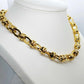 Designer Choker Necklace In Gold Plated Stainless Steel