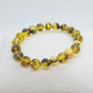 Natural Amber Bracelet with 9mm Stones