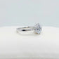 Natural Zircon 3,5ct Ring in Sterling Silver
