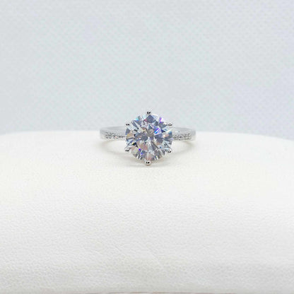 Natural Zircon 3,5ct Ring in Sterling Silver