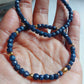 Natural Sapphire Stone Bracelet with 4mm Stones
