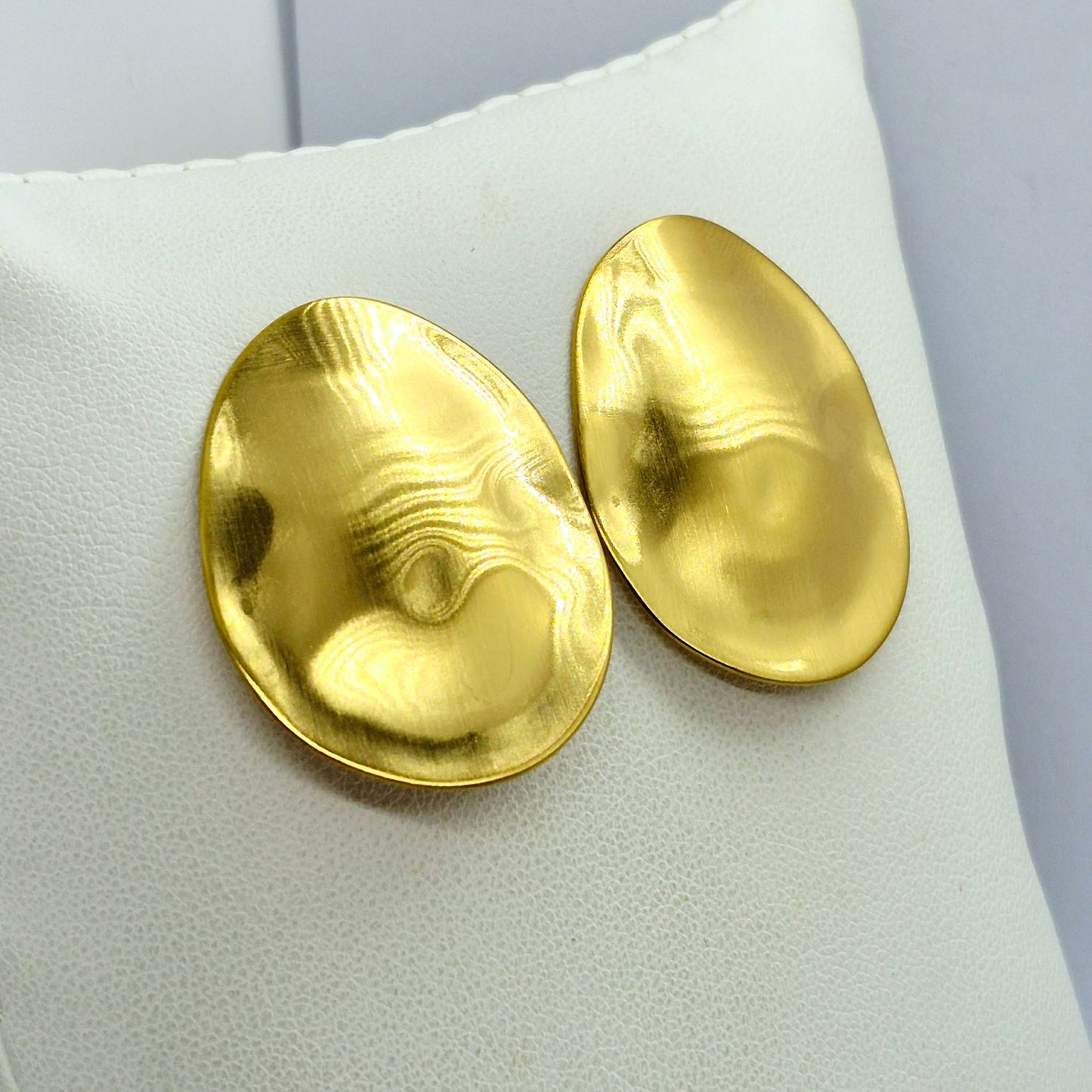 Earrings in Gold Plated Stainless Steel