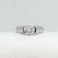 Moissanite 2ct Diamond Ring in Sterling Silver