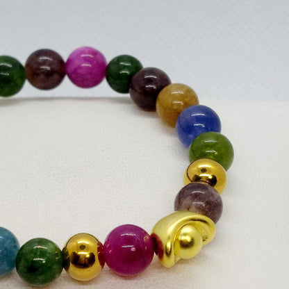 Natural Tourmaline Bracelet in 8mm Stones