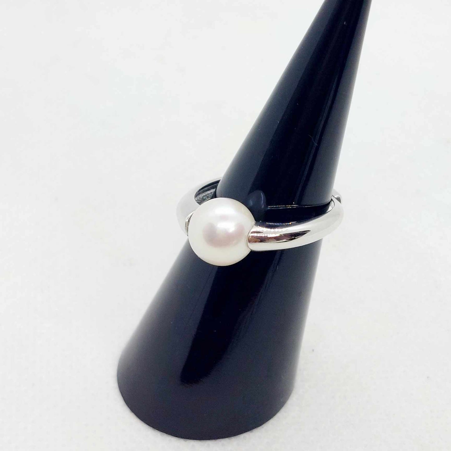 Natural Pearl Ring in Sterling Silver Resizeable