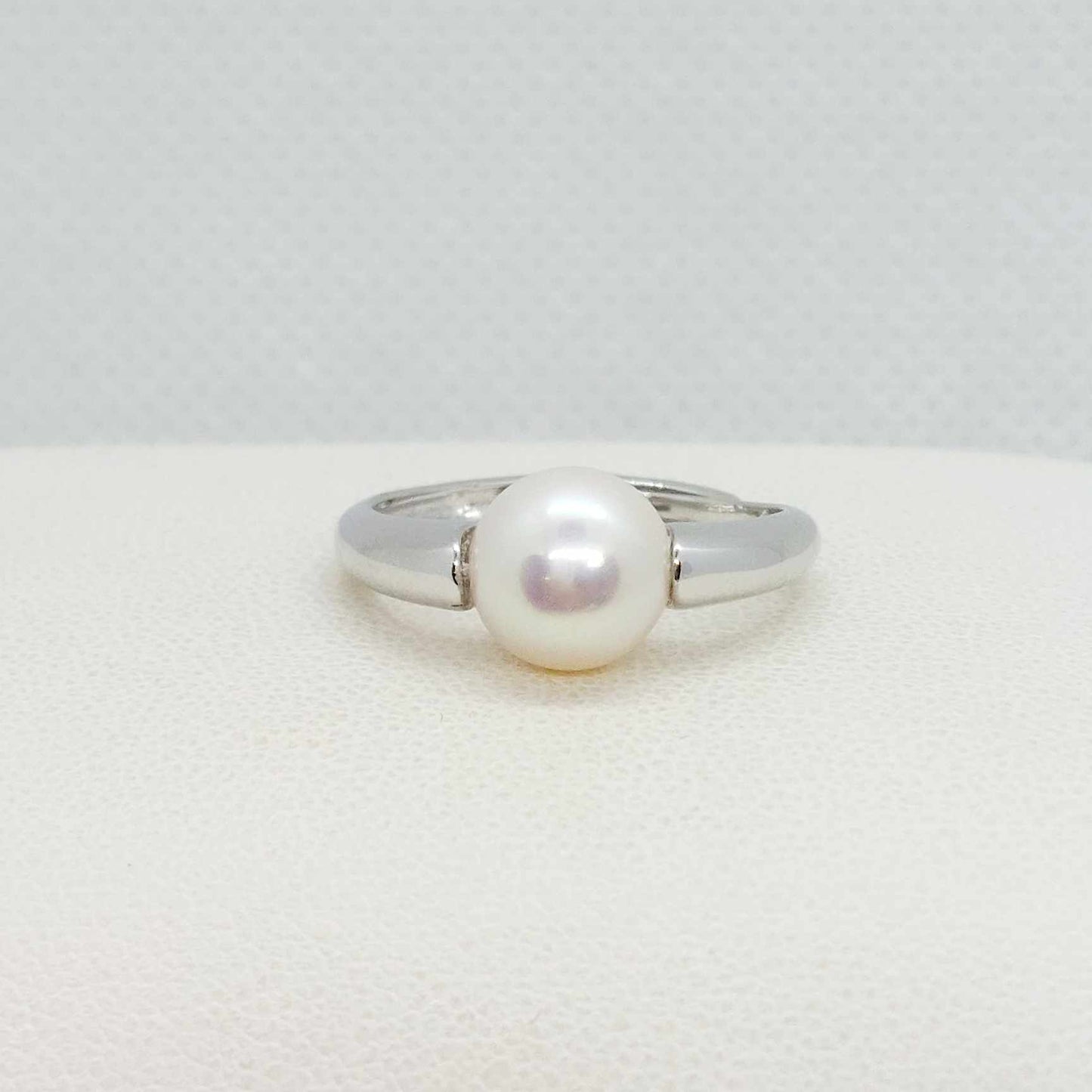 Natural Pearl Ring in Sterling Silver Resizeable