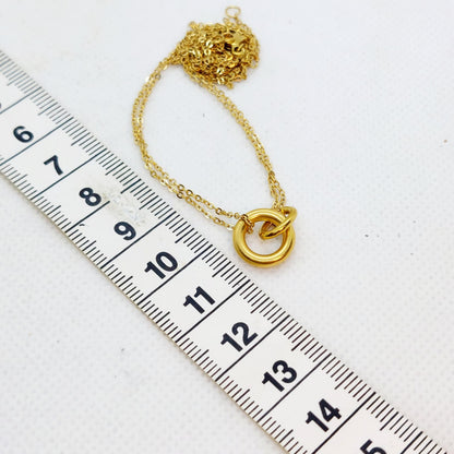 Gold Plated Stainless Steel Chain Necklace