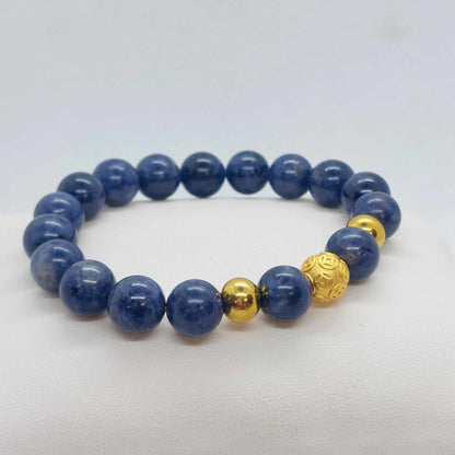 Natural Sapphire Bracelet in 10mm Stones