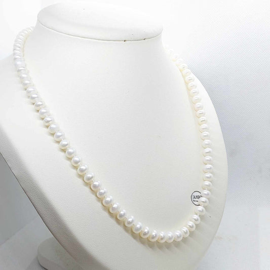 Natural Freshwater Pearl Necklace 24 inches