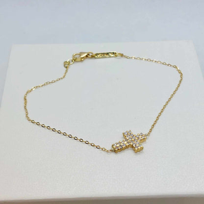 Diamond 18K Gold Bracelet Made in Belgium