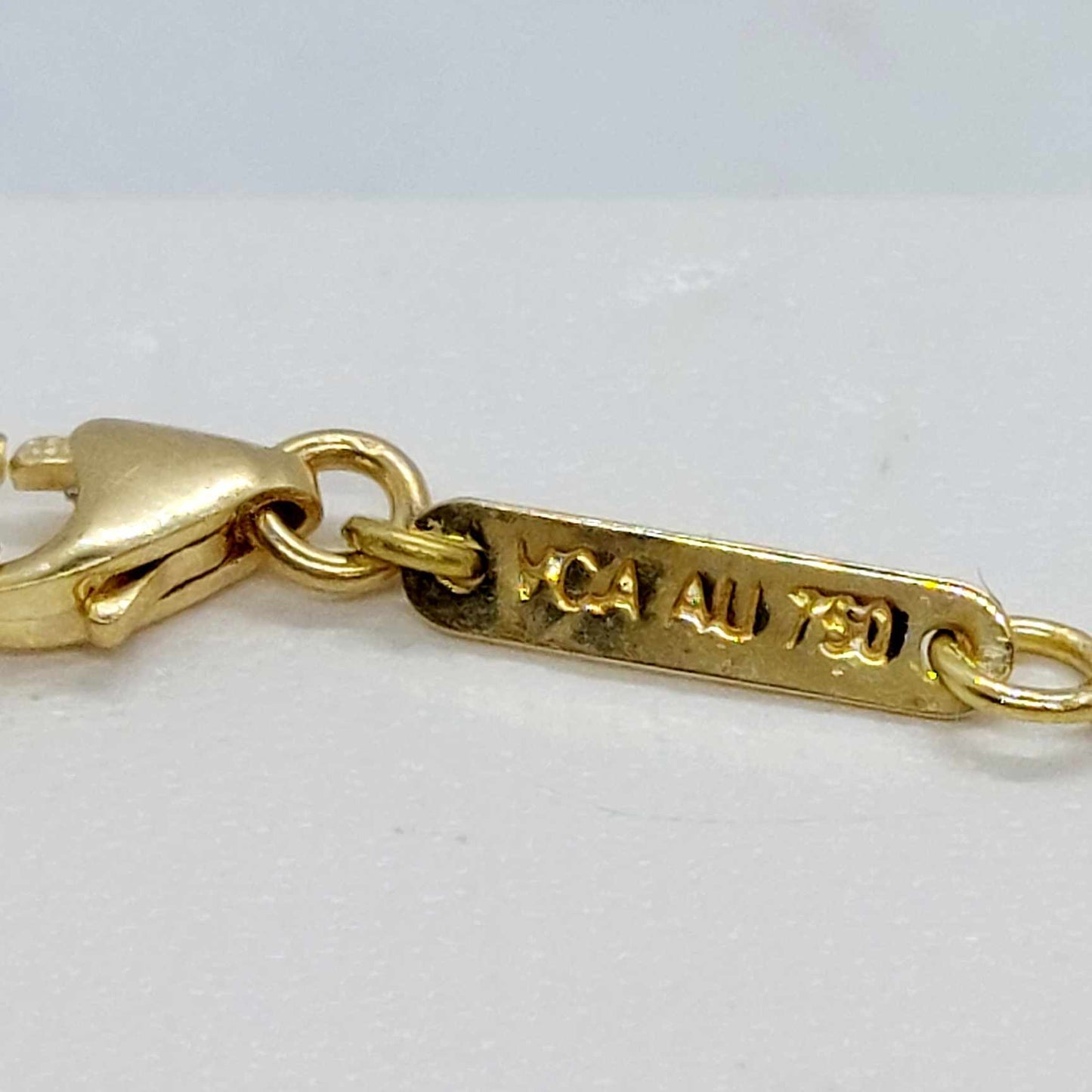 Diamond 18K Gold Bracelet Made in Belgium