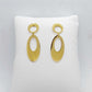 Dangle Earrings in Stainless Steel Gold Plated