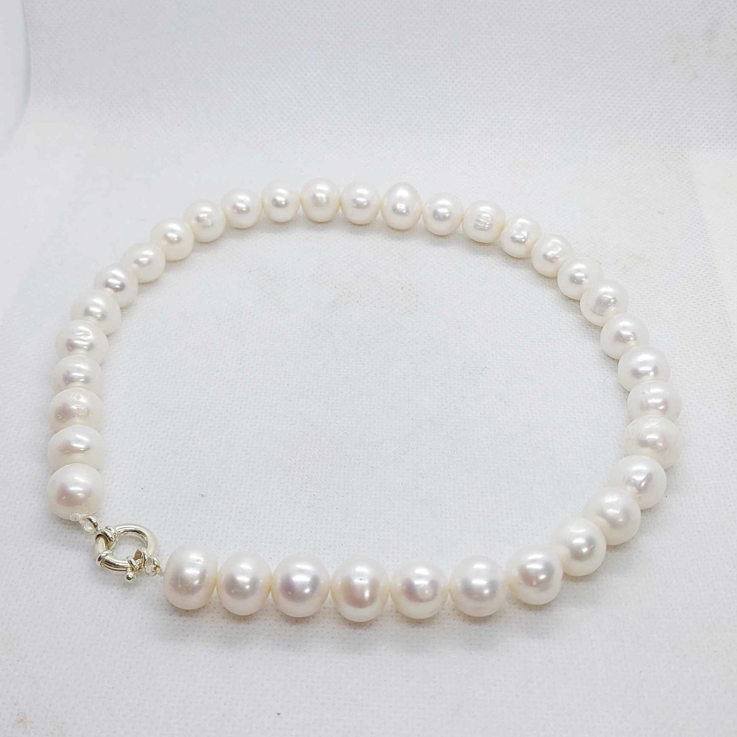 Natural 10-12mm Pearl Choker Necklace 16inches