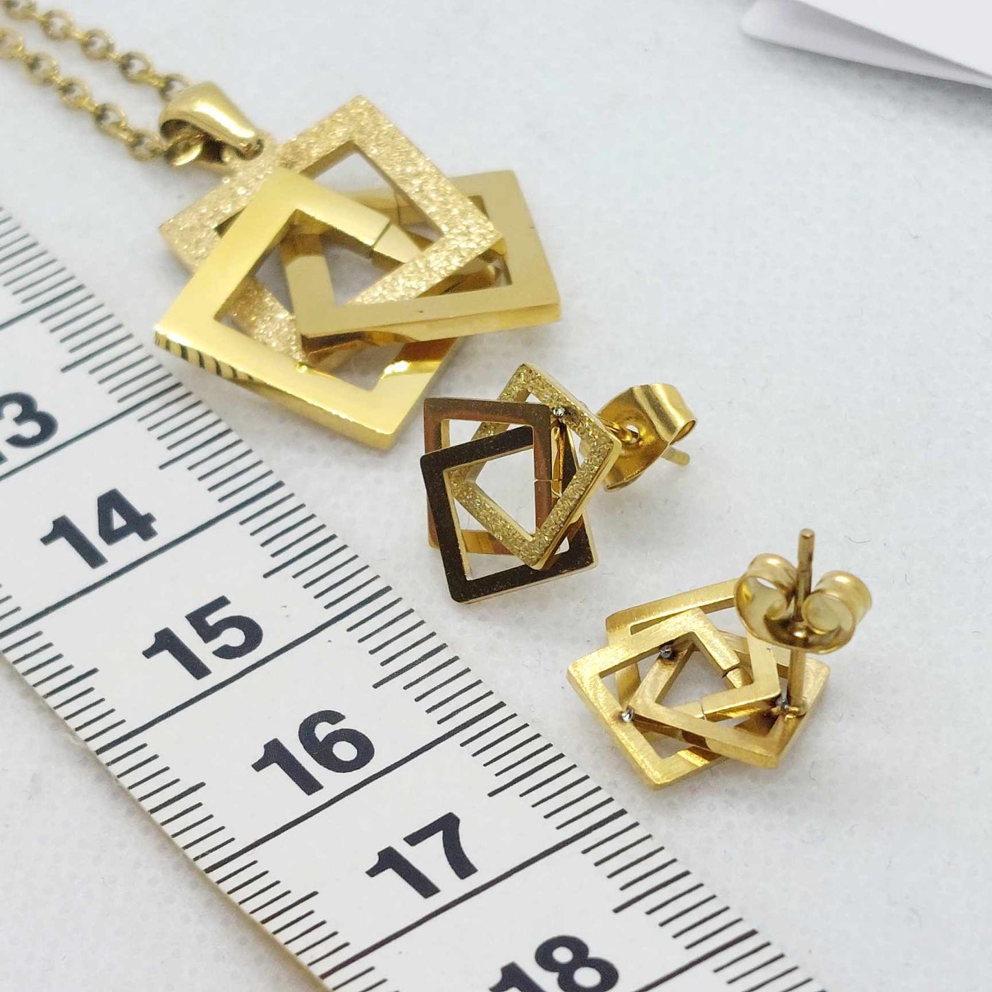 Mini Set in Stainless Steel Gold Plated