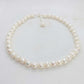 Natural Freshwater Pearl Choker Necklace with 9-10mm stones 15-16inches