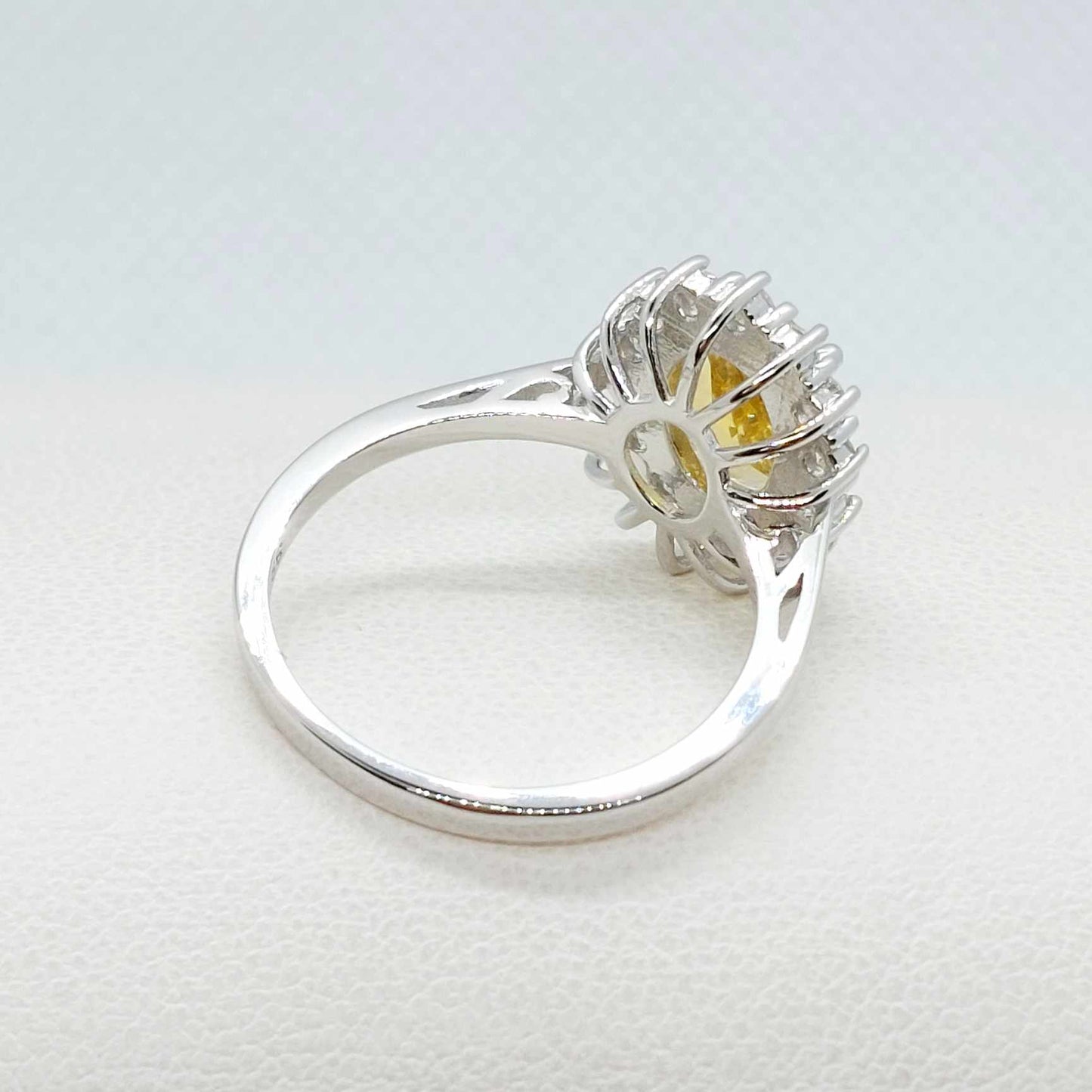 Natural 2.70ct Citrine Ring in Sterling Silver