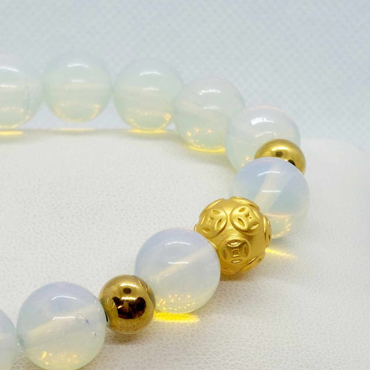 Natural Opal Bracelet in 12mm Stones