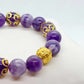 Natural Amethyst Bracelet in 1Omm Stones