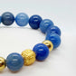 Natural Blue Aventurine Bracelet in 1Omm Stones