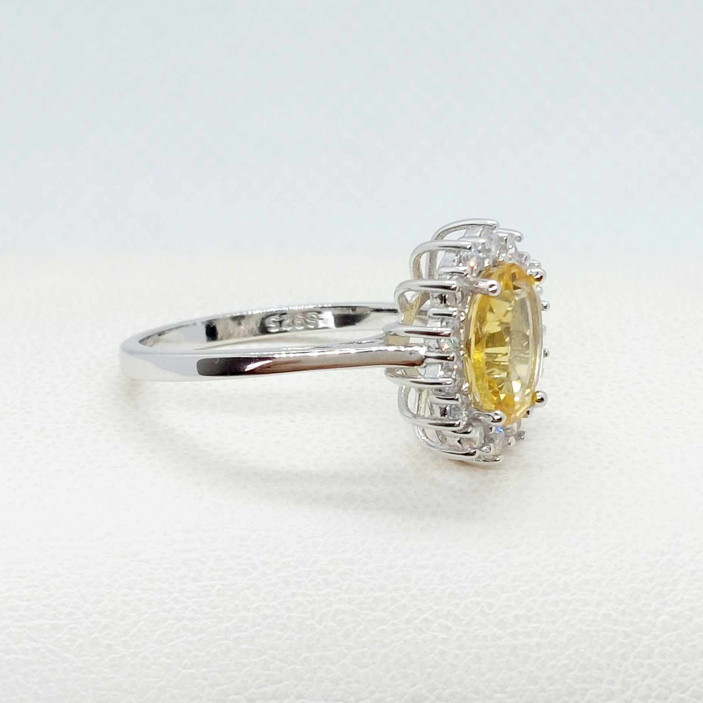 Natural 2.70ct Citrine Ring in Sterling Silver