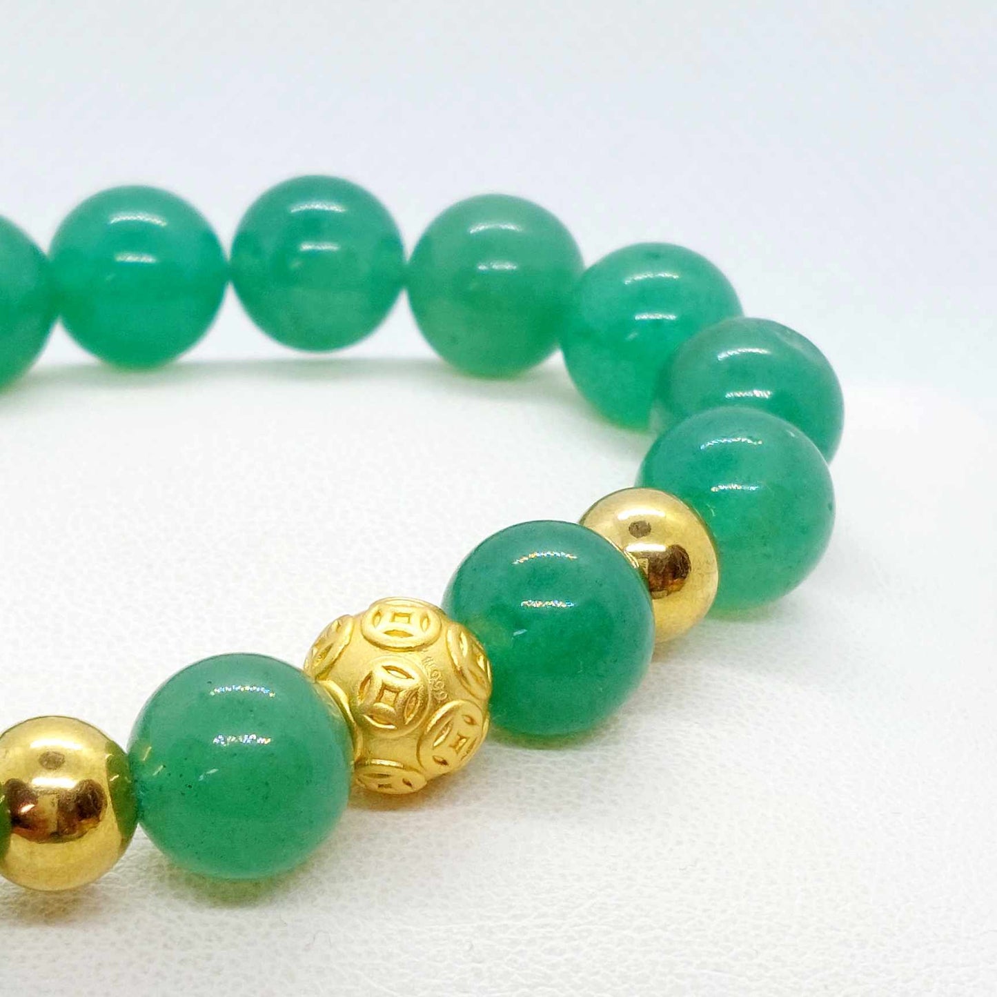 Natural Aventurine Bracelet in 1Omm Stones