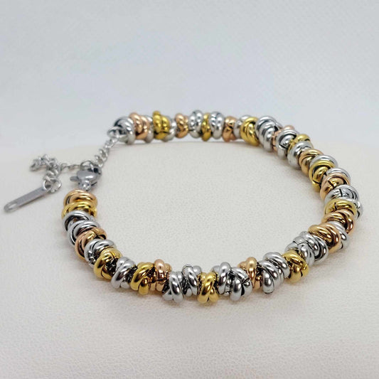 Stainless Steel Bracelet Gold Plated