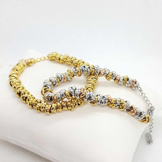 Stainless Steel Bracelet Gold Plated