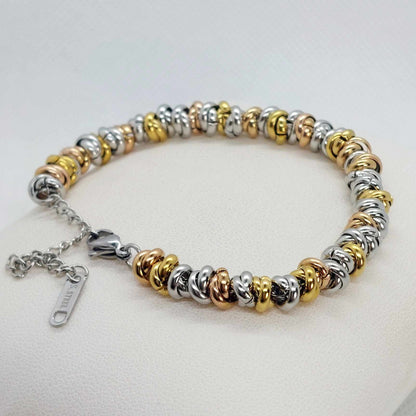 Stainless Steel Bracelet Gold Plated