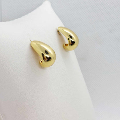 Teardrop Earrings in Gold Plated Stainless Steel