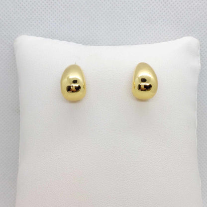 Teardrop Earrings in Gold Plated Stainless Steel