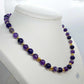 Natural Amethyst Choker Necklace in 10mm Stones