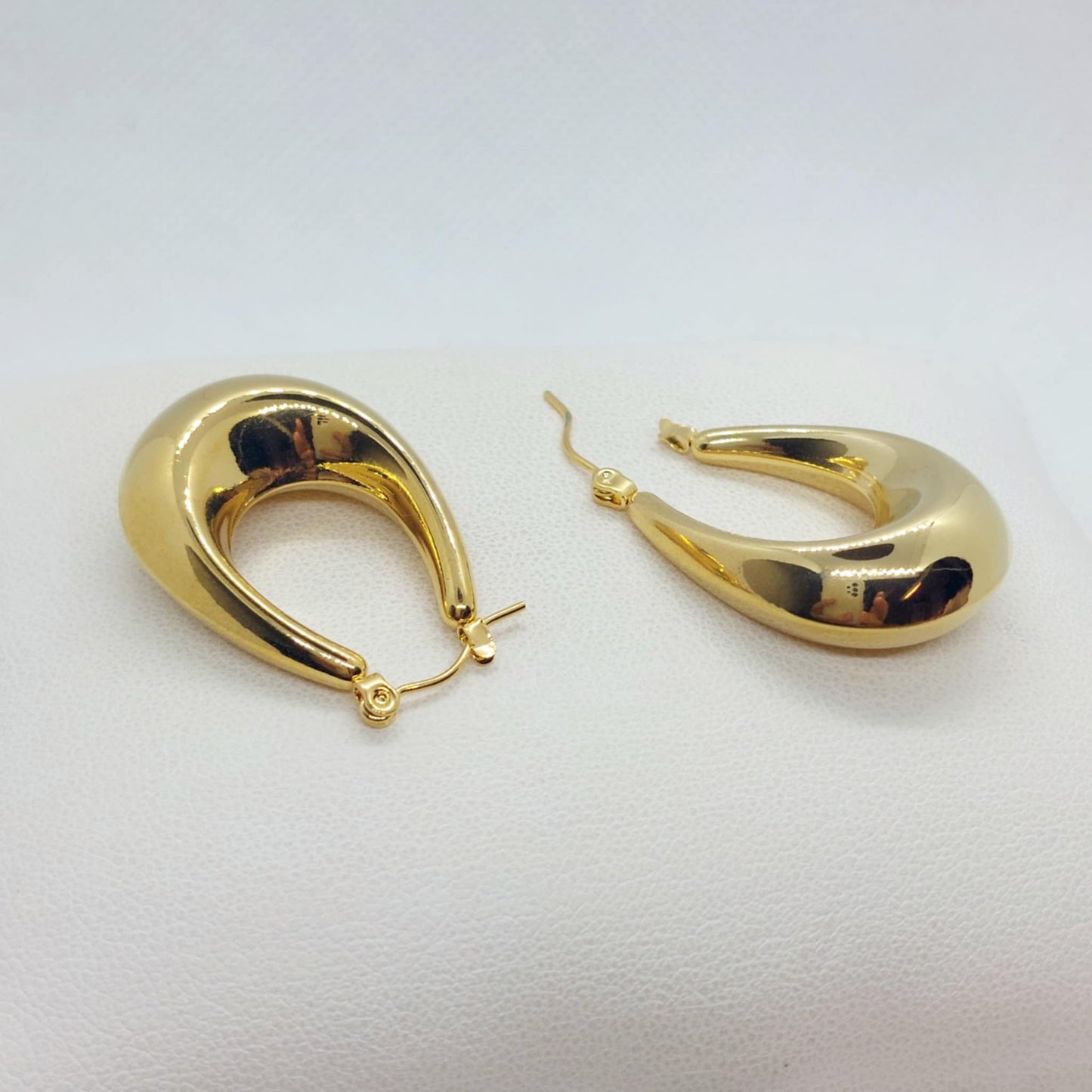 Earrings in Gold Plated Stainless Steel