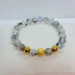 Natural Herkimer Diamond Bracelet with 9mm Stones