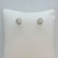 Rhinestone Stud Earrings in Gold Plated Stainless Steel