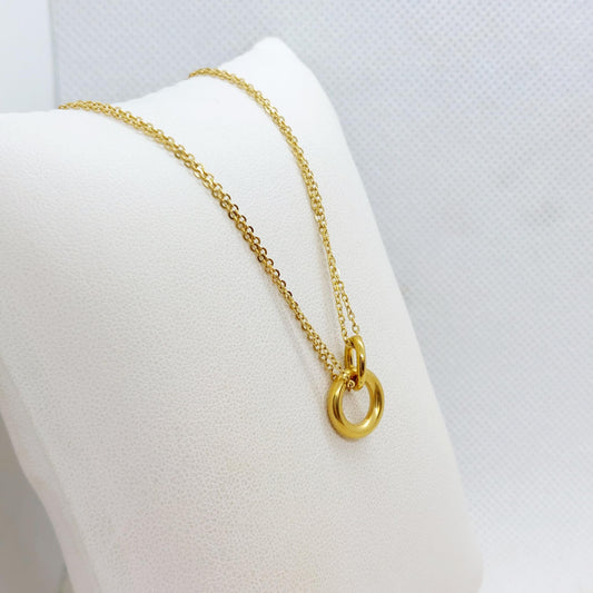 Gold Plated Stainless Steel Chain Necklace