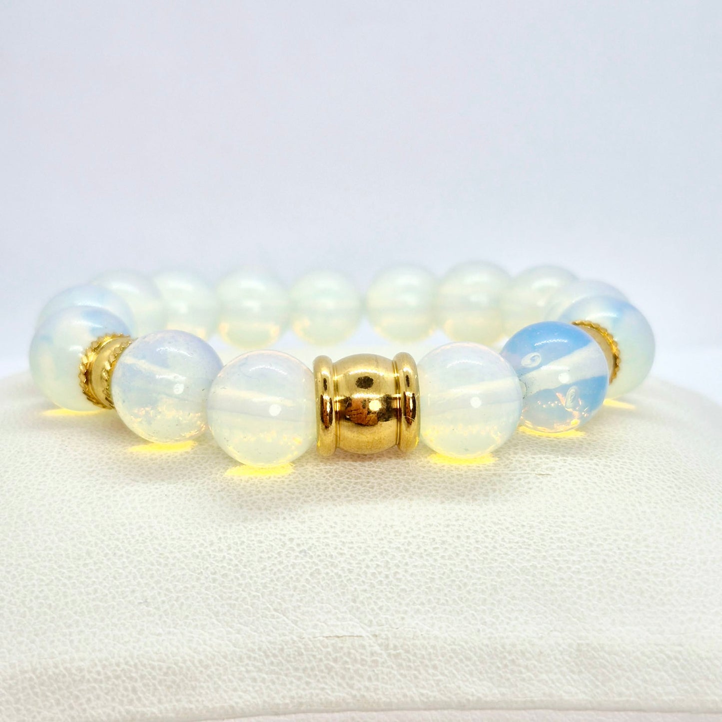 Natural Opal Bracelet in 12mm Stones